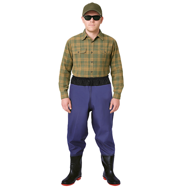 Men's Fishing Waders Waterproof Fishing Trousers with Boots