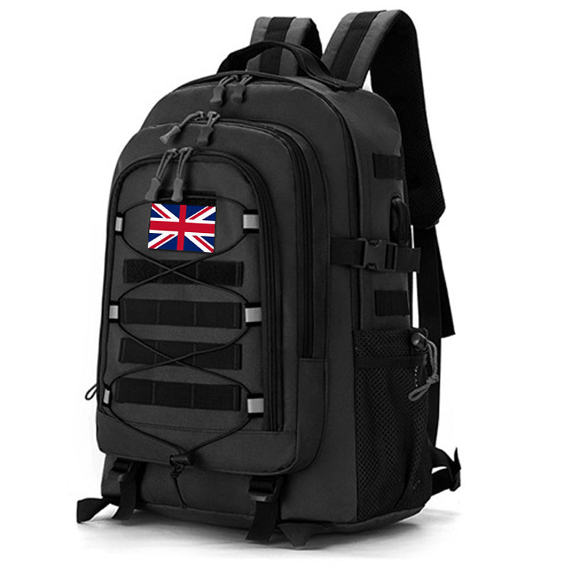 35L USB Charging Port Tactical Backpack with Headphone Interface