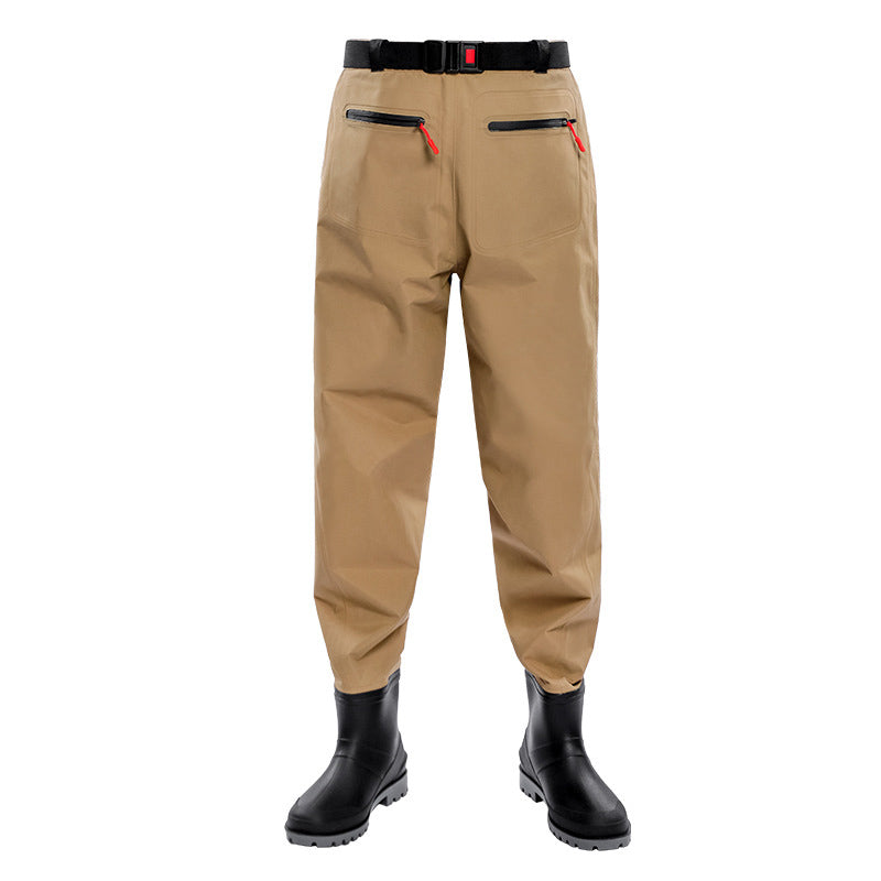 Fishing Waders for Men Waterproof Trousers with Boots