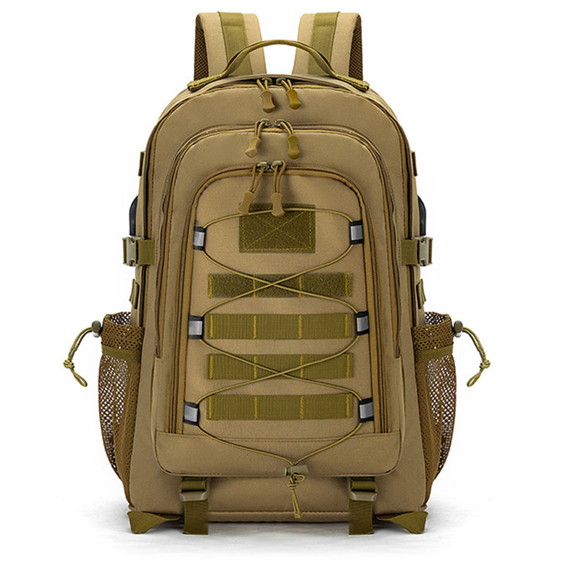 35L USB Charging Port Tactical Backpack with Headphone Interface