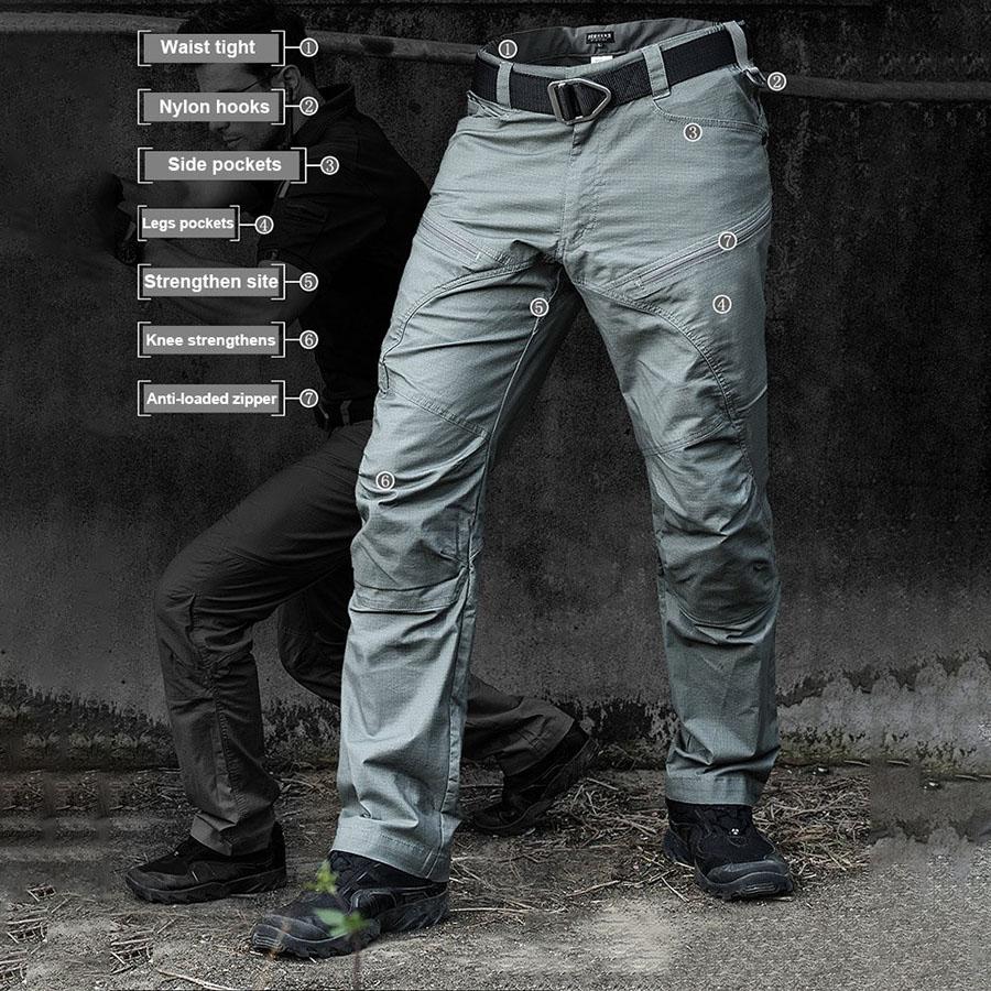 Men's Urban Pro Stretch Tactical Trousers Army Green