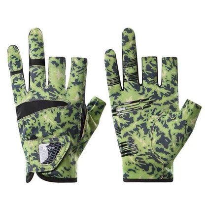 Men's Outdoor Sun Protection Fingerless Fishing Gloves