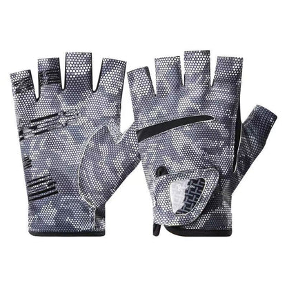Men's Outdoor Sun Protection Fingerless Fishing Gloves