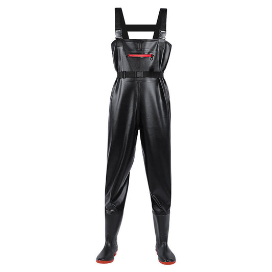 TWS Chest Waders with Boots – Waterproof Fishing & Hunting Waders for Men & Women, Durable 2-Ply Nylon/PVC Chest Waders for Outdoor Use