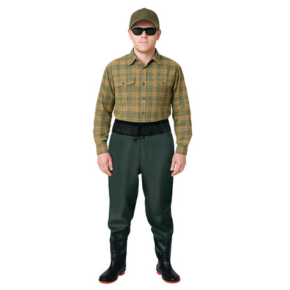 Men's Fishing Waders Waterproof Fishing Trousers with Boots