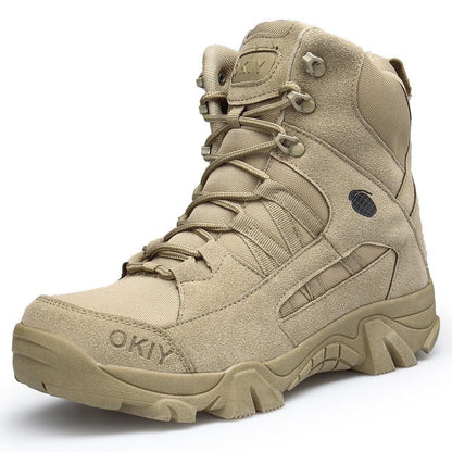 Men's High-top Tactical Outdoor Boots Lightweight Military Boots